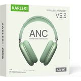 Vera Vtc Krh2 Aktif Gürültü Engelleyici Özellikli Bt 5.3 Kafaüstü Kablosuz Kulaklık - Yeşil 9658 - BELİRTİLMEMİŞ