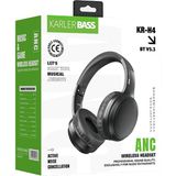 Vera Vtc Krh4 Aktif Gürültü Engelleyici Özellikli Kafaüstü Kablosuz Bluetooth Kulaklık - Siyah 96 - BELİRTİLMEMİŞ