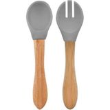 Vera Vtc Mama Kaşığı ve Çatal Seti Powder Grey 965874 - BELİRTİLMEMİŞ