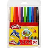 Vera Vtc Play-Doh Keçeli Kalem 12 Renk 965874 - BELİRTİLMEMİŞ