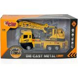 Vera Vtc XX992-02AB Çek Bırak Işıklı ve Sesli Kule Vinç 1:28-Vardem Oyuncak 965874 - 10 cm