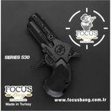 VeraGlobe Buğz 530 Focus Bang Oyuncak Tabanca Series 530 Black-Füme-Saten