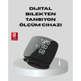 VeraGlobe Buğz Dijital Bilek Tansiyon Aleti – Çift Kullanıcı Hafızalı, Aritmi Uyarılı ve Otomatik Kapanmalı