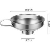 VeraGlobe Buğz Paslanmaz Çelik Geniş Ağızlı Kavanoz Hunisi