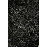 Verahed Kırpık Z Zigzag Pelur Kırpıntı Kağıt 1000 gr Siyah Renk Süs Dolgu Malzemesi 1 kg Black Paper
