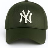 Verahed Ny New York Nakış Unisex Beyzbol Şapka Kadın Şapka Erkek Şapka Yazlık Şapka - Haki - Standart