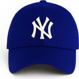 Verahed Ny New York Nakış Unisex Beyzbol Şapka Kadın Şapka Erkek Şapka Yazlık Şapka - Mavi - Standart