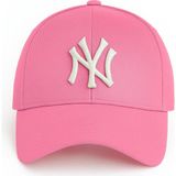 Verahed Ny New York Nakış Unisex Beyzbol Şapka Kadın Şapka Erkek Şapka Yazlık Şapka - Pembe - Standart