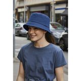 Verahed UV Güneş Koruma Kova Şapka Hafif Katlanabilir Çapraz Outdoor Lacivert Plaj Deniz Bucket Balıkçı Şapkası - Standart