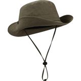 Verahed Yazlık Katlanabilir Geniş Siperlikli Haki Safari Kovboy Şapkası Unisex Fötr Bucket Balıkçı Şapka - Standart