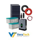 Veratech Bağ Evi Solar Paketi 2200W Güneş Paneli 3.2Kw İnverter 400Ah Jel Akü