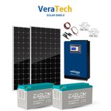 Veratech Karavan Solar Enerji Paketi – 2X390w Güneş Paneli, 3Kva Mppt İnverter, 2X150ah Jel Akü