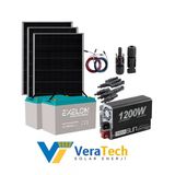 Veratech Solar Güneş Enerjisi Bağ Evi Mini Buzdolabı Paketi