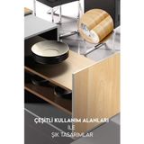 Veraura Lifestyle Ahşap Görünümlü Kendinden Yapışkanlı Kaplama Folyosu 5 Metre - Belirtilmemiş - Çok Renkli