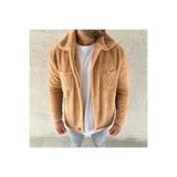 Veraura Lifestyle Erkek Pelüş Polar Hırka Gömlek – Yakalı, İlik Düğmeli, Göğüs Cepli, Yumuşak Dokulu Kışlık Regular Fi 174882