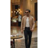 Veraura Lifestyle Erkek Scuba Süet Kumaş Bomber Hırka 179181