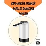 Veraura Lifestyle Taşınabilir Şarjlı Damacana Su Pompası Hijyenik Tasarım