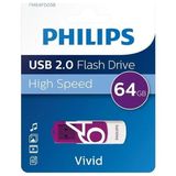 Veraura Lifestyle Vivid Serisi 64GB USB 2.0 High Speed Flash Bellek (FM64FD05B/00) - 1.5 MB
