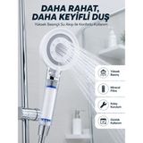 Veraura Lifestyle Yüksek Basınçlı Filtreli Duş Başlığı Neral Filtreli Su Tasarruflu El Duşu