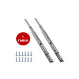 veray Çift Açılım Teleskopik Çekmece Rayı 36mm X 40cm (takım)