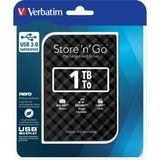 Verbatim 53194 1TB USB 3.0 Taşınabilir Hard Disk - 1 TB - Siyah
