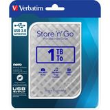 Verbatim 53197 1TB Usb 3.0 Gümüş Taşınabilir Hard Disk - Beyaz