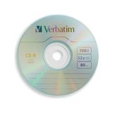Verbatim Cd-R Discs, 700 Mb/80 Dk, 52 X, Spindle, Gümüş, 100/PAKET, 94554 - 1 GB - 00-Siyah - Beyaz - Option-1