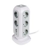 Verbatim EUPT-01 EU 11XAC/2XUSB/2XType-C Çok Fişli Güç Kulesi