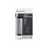 Verbatim Multiport 2xUSB 3.0 HDMI Gigabit Ethernet USB-C Hub