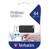 Verbatim PinStripe 64GB USB 2.0 Çek-İt Kızak Özellikli Flash Bellek - 49065