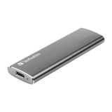 Verbatim VX500 SSD 1 Tb Uzay Grisi 29G Harici SSD USB 3.0 SSD Windows ve Mac Os x Için Hafif Taşınabilir Sürücü Usb-C Yüksek Hızlı Flash Bellek Okuma 500 Mb/s Yazma 290 Mb/s