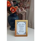 Verda Çerçeve 13x18 Cm Fotoğraf Çerçevesi! Ahşap Ayaklı Pvc Camlı Dekoratif Masaüstü Çerçeve! Gold Renk Sarı