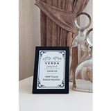 Verda Çerçeve 13x18 Cm Fotoğraf Çerçevesi! Ahşap Ayaklı Pvc Camlı Dekoratif Masaüstü Çerçeve! Siyah Renk