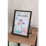 Verda Çerçeve 13X18 Cm Metal Çerçeve! Şık Dekoratif Fotoğraf Çerçevesi! Ayaklı Çift Camlı Çerçeve