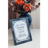 Verda Çerçeve 15x21 Cm Fotoğraf Çerçevesi! Ahşap Ayaklı Pvc Camlı Dekoratif Masaüstü Çerçeve! Mavi Renk
