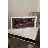 Verda Çerçeve 23x50 Cm Derin Anı Çerçevesi! Isimli Gül Çerçevesi! Gül Anı Çerçevesi-gelin Buketleri Için