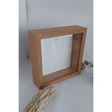 Verda Çerçeve 25X25 Cm Bambu Derin Anı Çerçevesi-6 Cm Derinlikli Anı Çerçevesi Gül Kutusu! Hkm Ticaret
