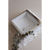 Verda Çerçeve 25x25 Cm Gümüş Derin Anı Çerçevesi-6 Cm Derinlikli Anı Çerçevesi Gül Kutusu Gri
