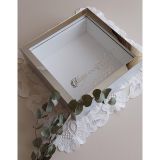 Verda Çerçeve 25X25 Cm Gümüş Derin Anı Çerçevesi-6 Cm Derinlikli Anı Çerçevesi Gül Kutusu