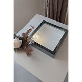 Verda Çerçeve 25x25 Cm Ledli İsimsiz Derin Gül Çerçevesi! Gül Kutusu! Hkmticaret! Füme Mavi