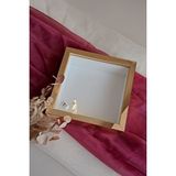 Verda Çerçeve 25x25 Cm Ledli İsimsiz Gold Derin Gül Çerçevesi! Gül Kutusu! Hkmticaret Sarı