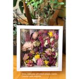 Verda Çerçeve 25x25x7 Cm Beyaz Derin Anı Çerçevesi-Derinlikli Anı Çerçevesi Gül Kutusu! Hkm Ticaret