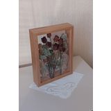 Verda Çerçeve 25X35 Cm Çift Yönlü Derin Gül Çerçevesi! Gelin Buketi Çerçevesi!