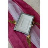Verda Çerçeve 25X35 Cm Füme Renkli Fotoğraf Alanlı Model Tasarım Gül Kutusu Anı Çerçevesi! Isimsiz Ledli!