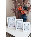 Verda Çerçeve 3 Lü Set! 10x15, 13x18 Cm Ve 15x21 Cm Fotoğraf Çerçevesi!pvc Camlı Dekoratif Çerçeve! Beyaz Renk!