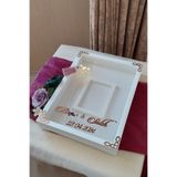 Verda Çerçeve 30x40 Cm Beyaz-klasik(ROSE) Ledli Fotoğraf Bölümlü Tasarım Gül Kutusu Anı Çerçevesi! Ayna Çerçeve!