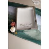 Verda Çerçeve 30X40 Cm Gümüş Pleksi Kaplı Derin Gül Anı Çerçevesi! Gül Kutusu-Hkm Ticaret