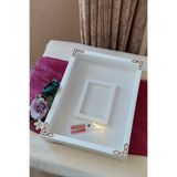 Verda Çerçeve 30x40 Cm Ledli Beyaz-klasik(ROSE) Fotoğraf Bölümlü Tasarım Gül Kutusu Anı Çerçevesi! Isimsiz