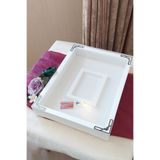 Verda Çerçeve 30x40 Cm Ledli Beyaz-modern(FÜME) Fotoğraf Bölümlü Tasarım Gül Kutusu Anı Çerçevesi! Isimsiz