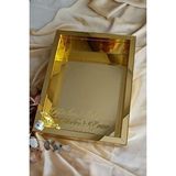 Verda Çerçeve 30x40 Cm Ledli Fotoğraf Bölümlü Tasarım Gül Kutusu Anı Çerçevesi! Ayna Çerçeve! Full Gold